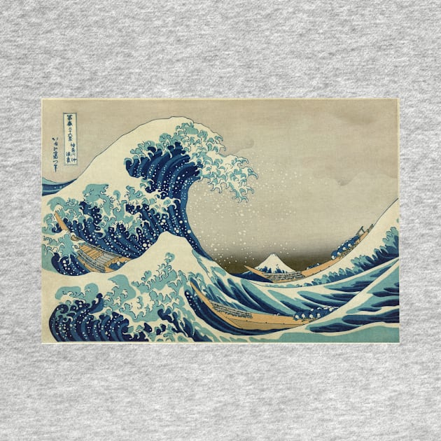 The Great Wave off Kanagawa - Katsushika Hokusai by themasters